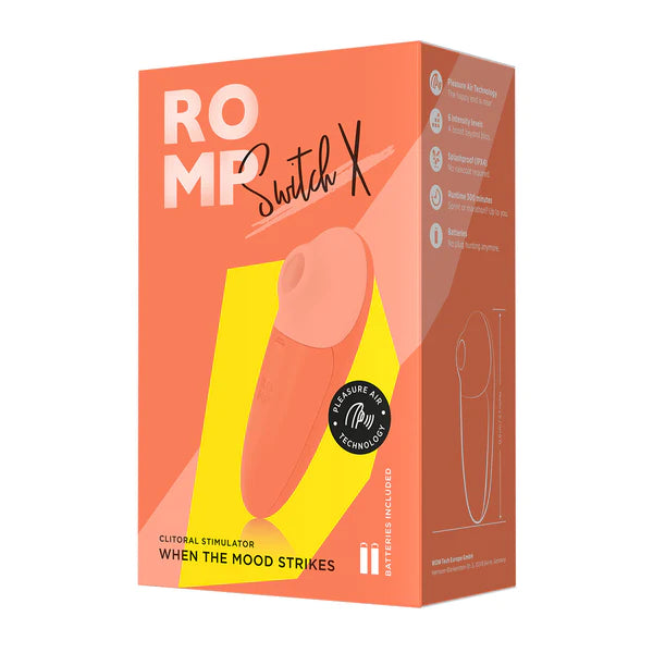 ROMP Switch X Clitoral Stimulator – Orange  - Club X